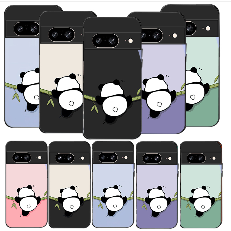 Google Pixel 8A - Coque de téléphone en verre noir