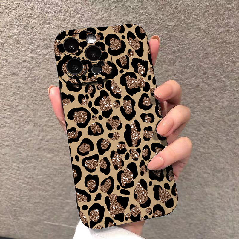 Samsung Galaxy A55 - Coques de téléphone à imprimé léopard