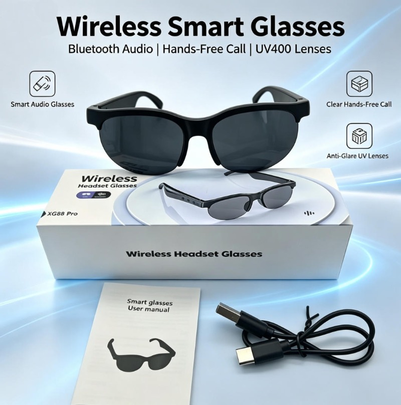 Lunettes intelligentes Bluetoo - Smart Glasses Lens avis et prix